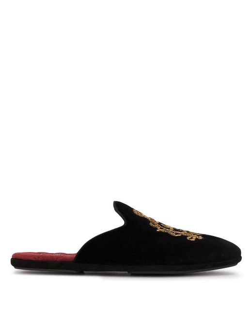 Dolce & Gabbana coat of arms house slippers