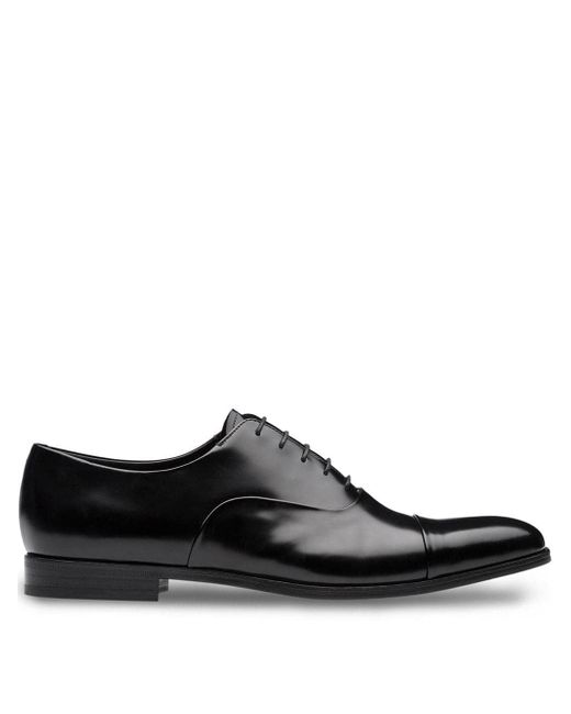 Prada Brushed leather Oxford shoes