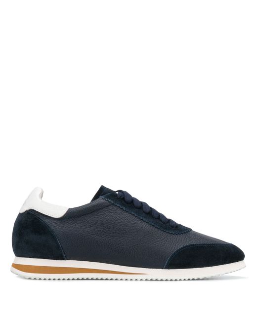 Brunello Cucinelli mixed fabric sneakers