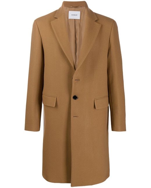Dondup single-breasted fitted coat
