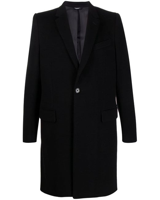 Dolce & Gabbana single-breasted tailored coat