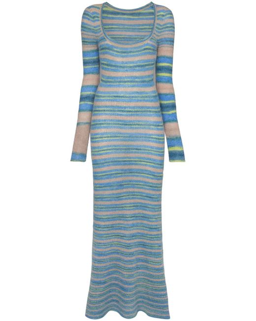 Jacquemus striped knit maxi dress