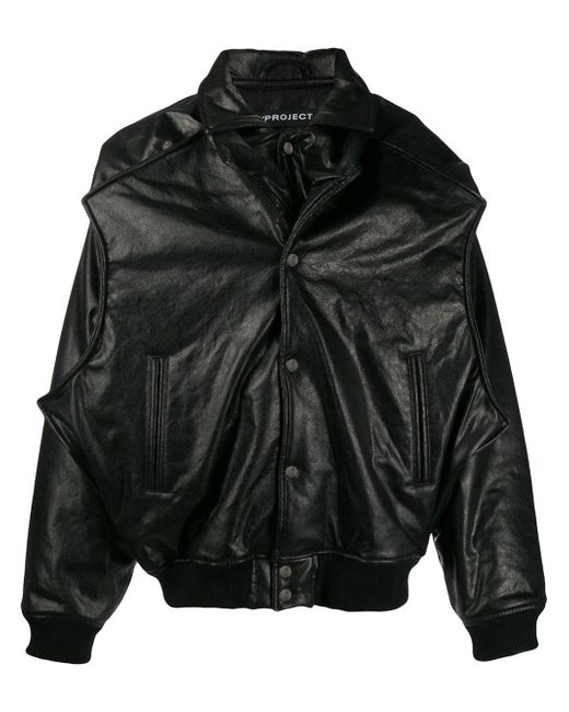 Y / Project coated bomber jacket
