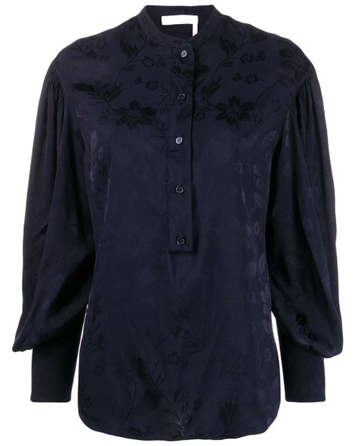 Chloé jacquard flower blouse