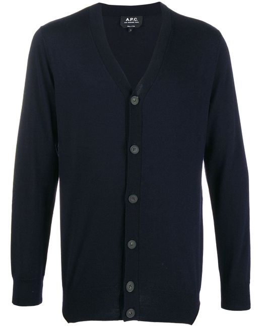 A.P.C. . V-neck knitted cardigan