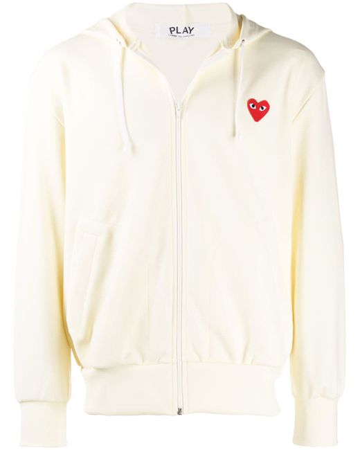 Comme Des Garçons Play heart logo zipped hoodie