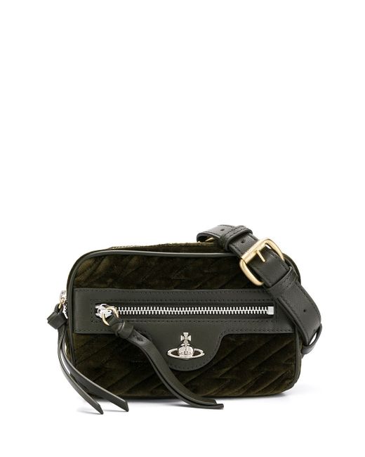 Vivienne Westwood quilted orb cross body bag