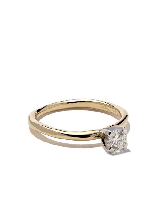 Wouters & Hendrix 18kt yellow and gold Diamond ring