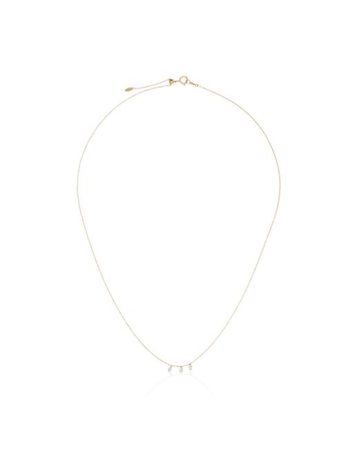 Persée 18kt yellow diamond charm necklace