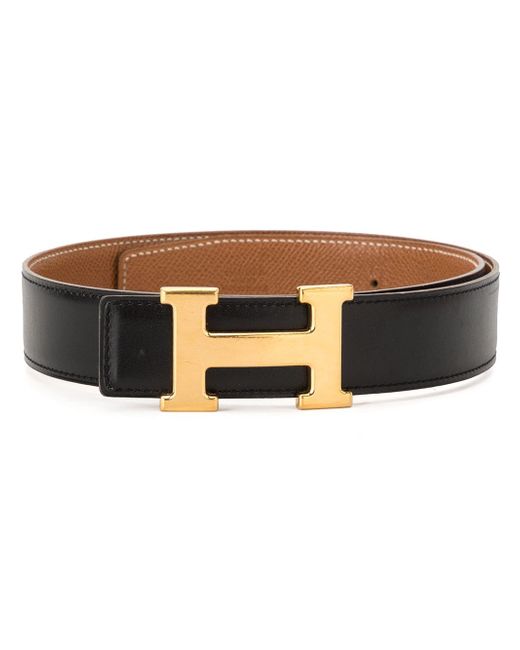 Hermès Pre-Owned Constance logo buckle belt
