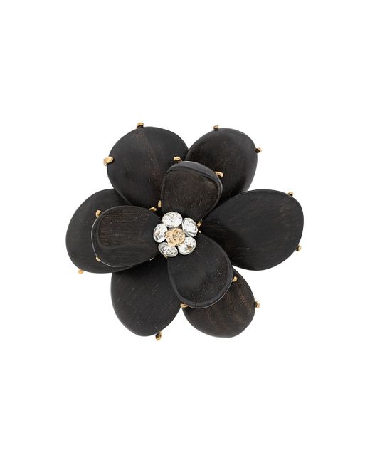 Chanel Pre-Owned embellished Camélia brooch