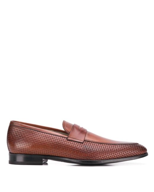 Kiton woven loafers