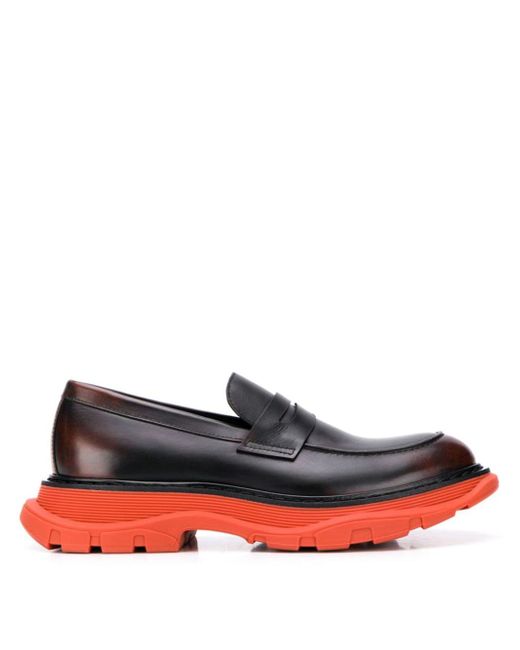 Alexander McQueen chunky sole loafers