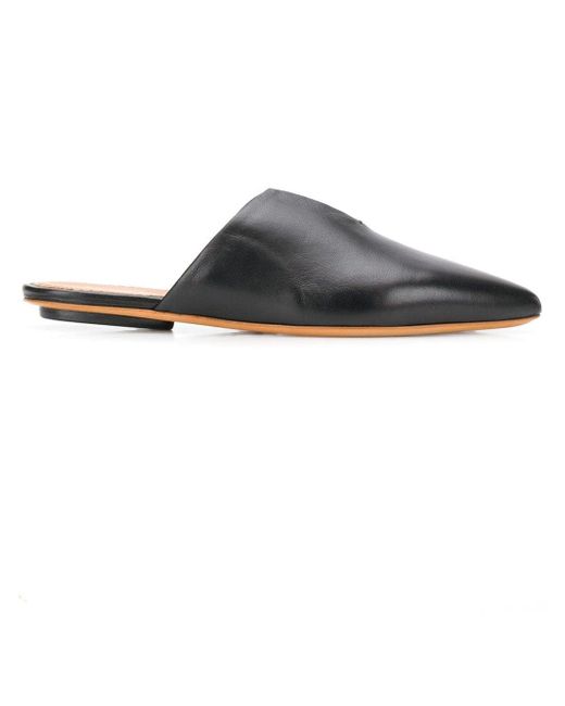 Forte-Forte pointed toe mules