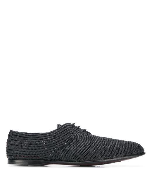 Dolce & Gabbana woven Derby shoes