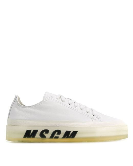 Msgm oversized sole sneakers