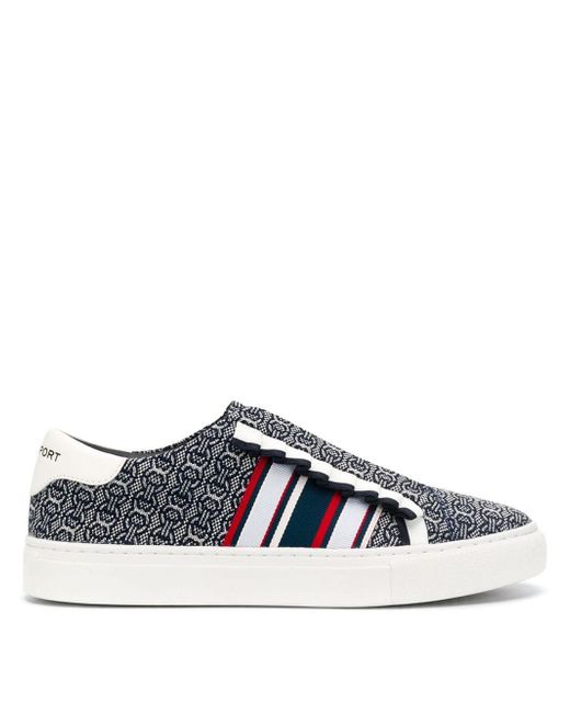 Tory Burch patterned low top sneakers