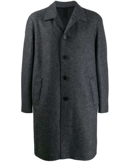 Harris Wharf London single breasted wool coat