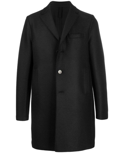 Harris Wharf London midi single breasted coat