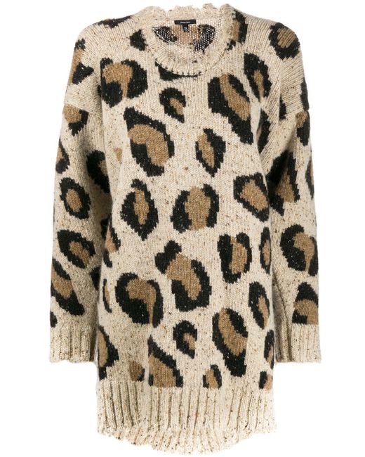 R13 leopard print sweater