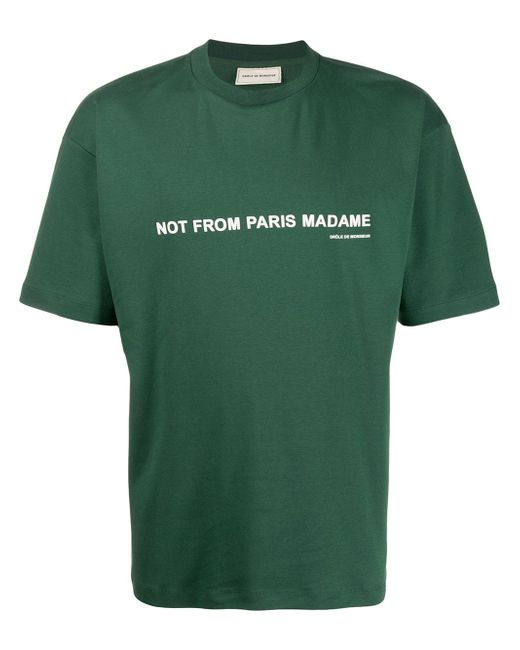 Drôle De Monsieur printed cotton T-shirt