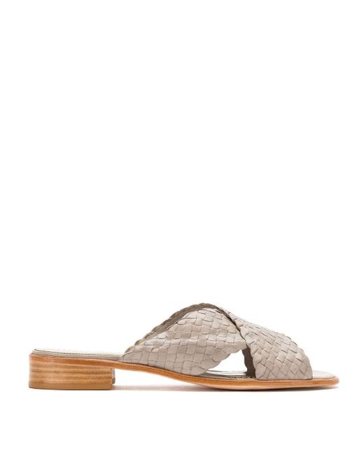 Sarah Chofakian leather flat sandals