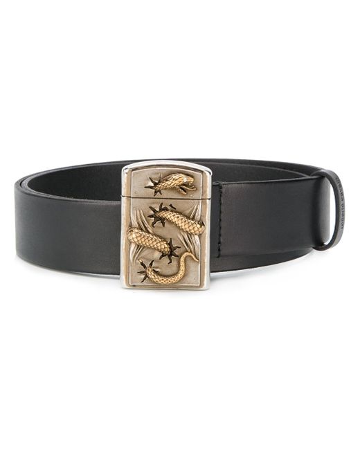 Roberto Cavalli snake buckle belt