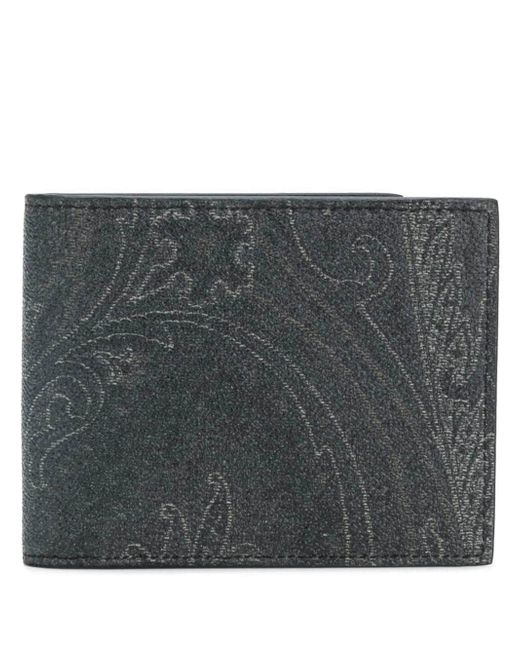 Etro paisley print billfold wallet