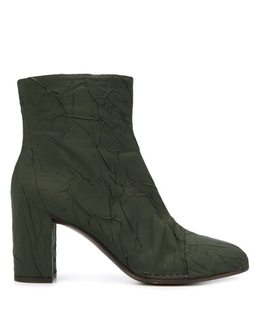 Del Carlo wrinkle effect ankle boots