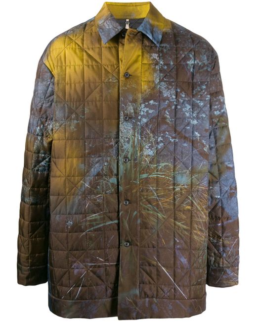 Oamc foliage print coat