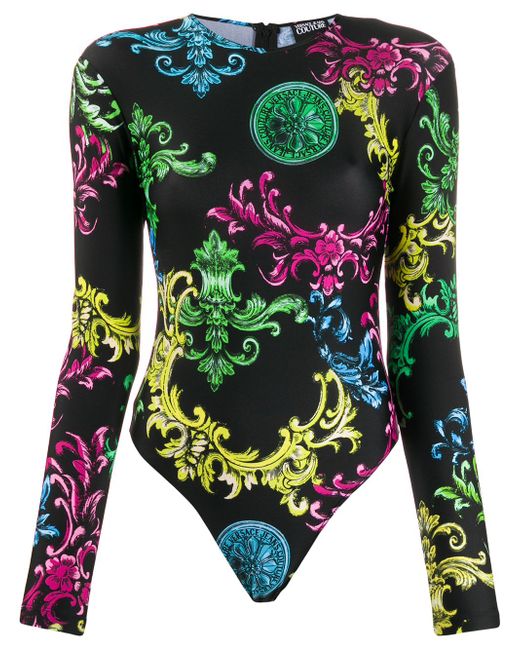 Versace Jeans Couture baroque print one piece