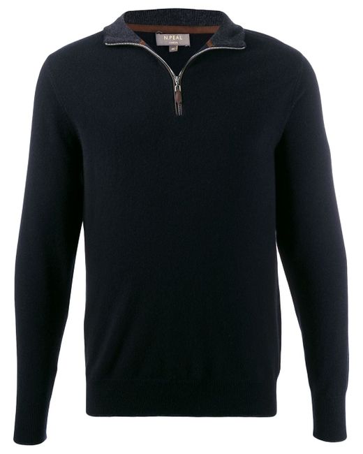 N.Peal zipped detail sweater