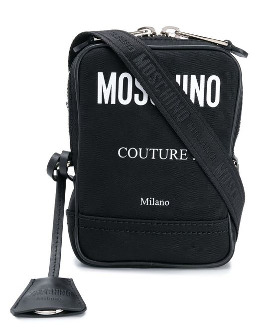 Moschino contrast logo shoulder bag