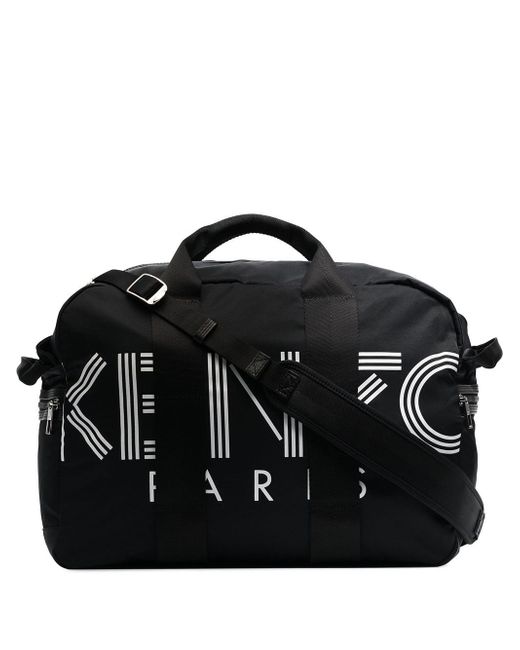 Kenzo and white paris logo tote bag