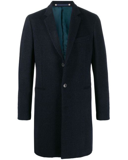 PS Paul Smith notched lapel single-breasted coat