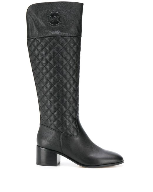 Michael Michael Kors quilted monogram boots