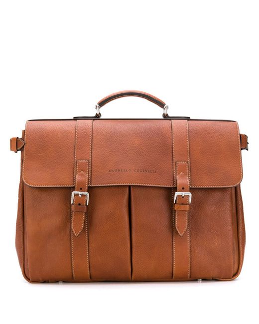 Brunello Cucinelli classic briefcase