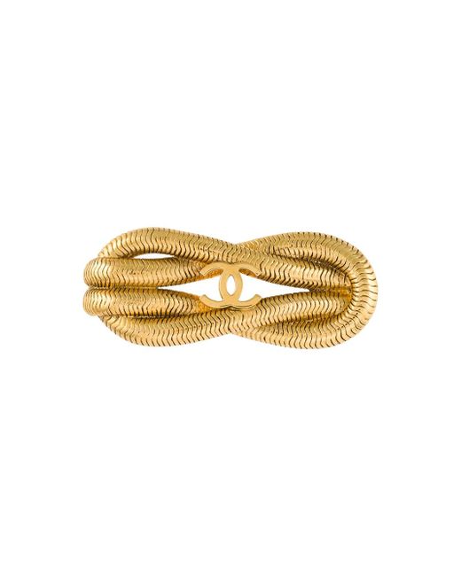 Chanel Pre-Owned 1980s rope knot brooch
