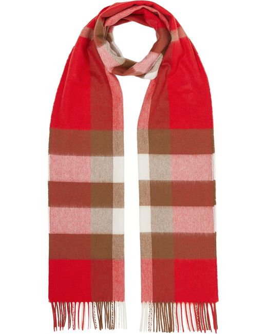 Burberry check scarf