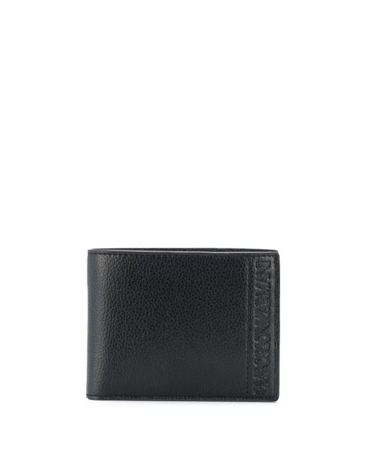 Emporio Armani embossed logo wallet
