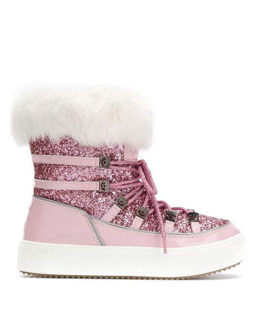 Chiara Ferragni lace-up embellished boots