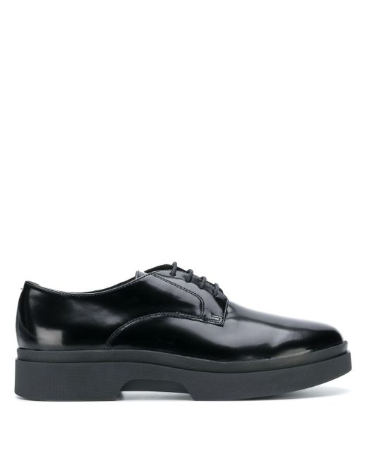 Geox varnished lace-up shoes