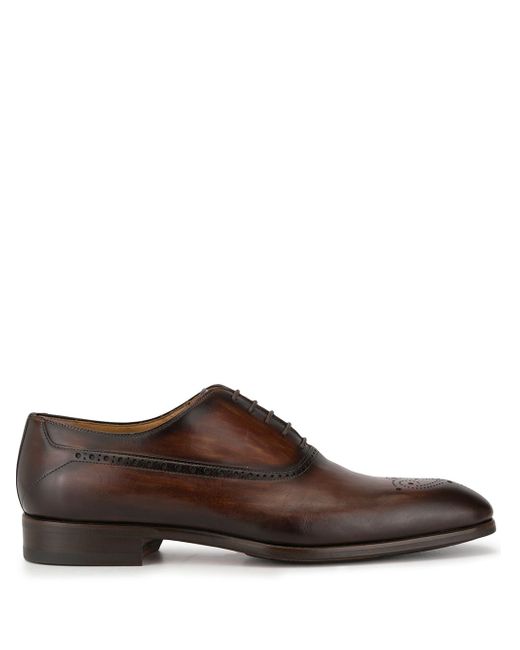 Magnanni perforated lace-up shoes