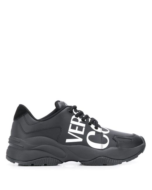 Versace Jeans Couture logo print chunky-sole sneakers