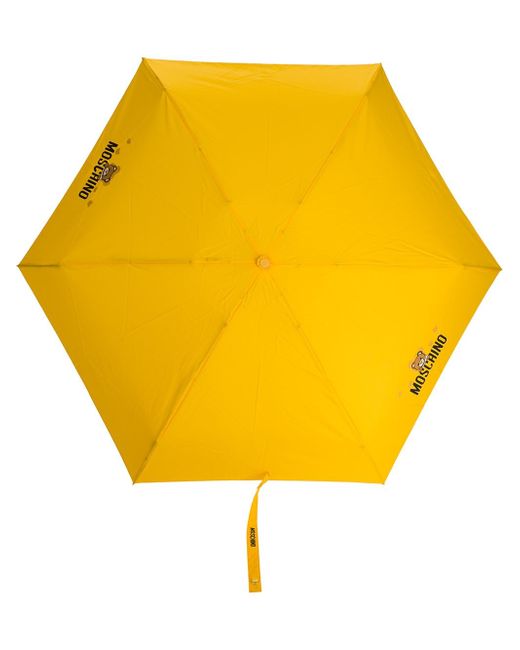 Moschino logo print umbrella