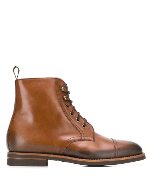 Scarosso Paolo Caramello lace-up boots