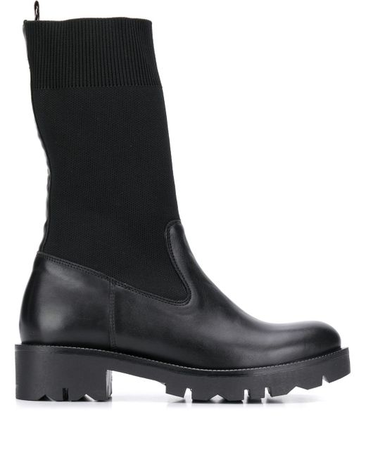 Tosca Blu sock style mid-calf boots