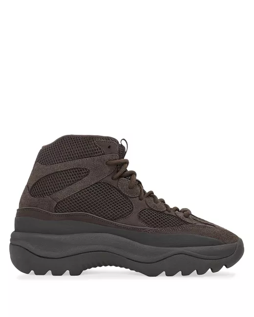 Adidas Yeezy high top suede desert boot sneakers