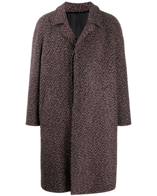 Salvatore Ferragamo single breasted wool coat