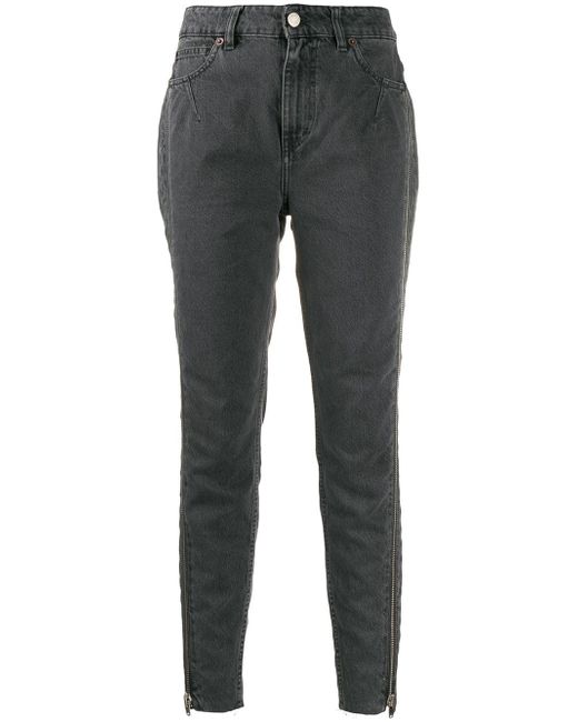 Iro tapered ankle-zip jeans